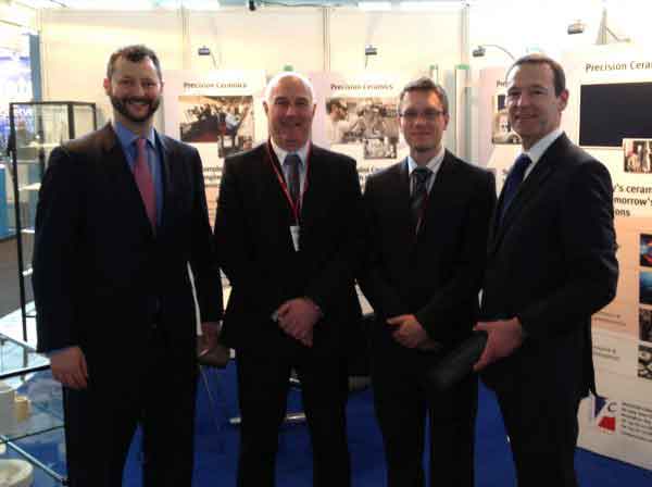 British Ambassador Visits China Ceramic Parts Stand At Hannover Messe 2013