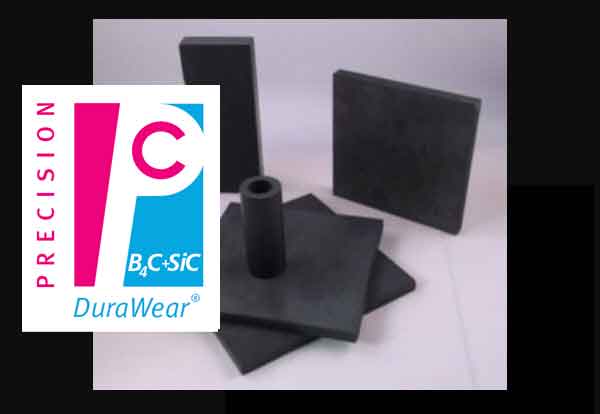 Ceramic Material - DuraWear (Boron Carbide & Silicon Carbide Composite)